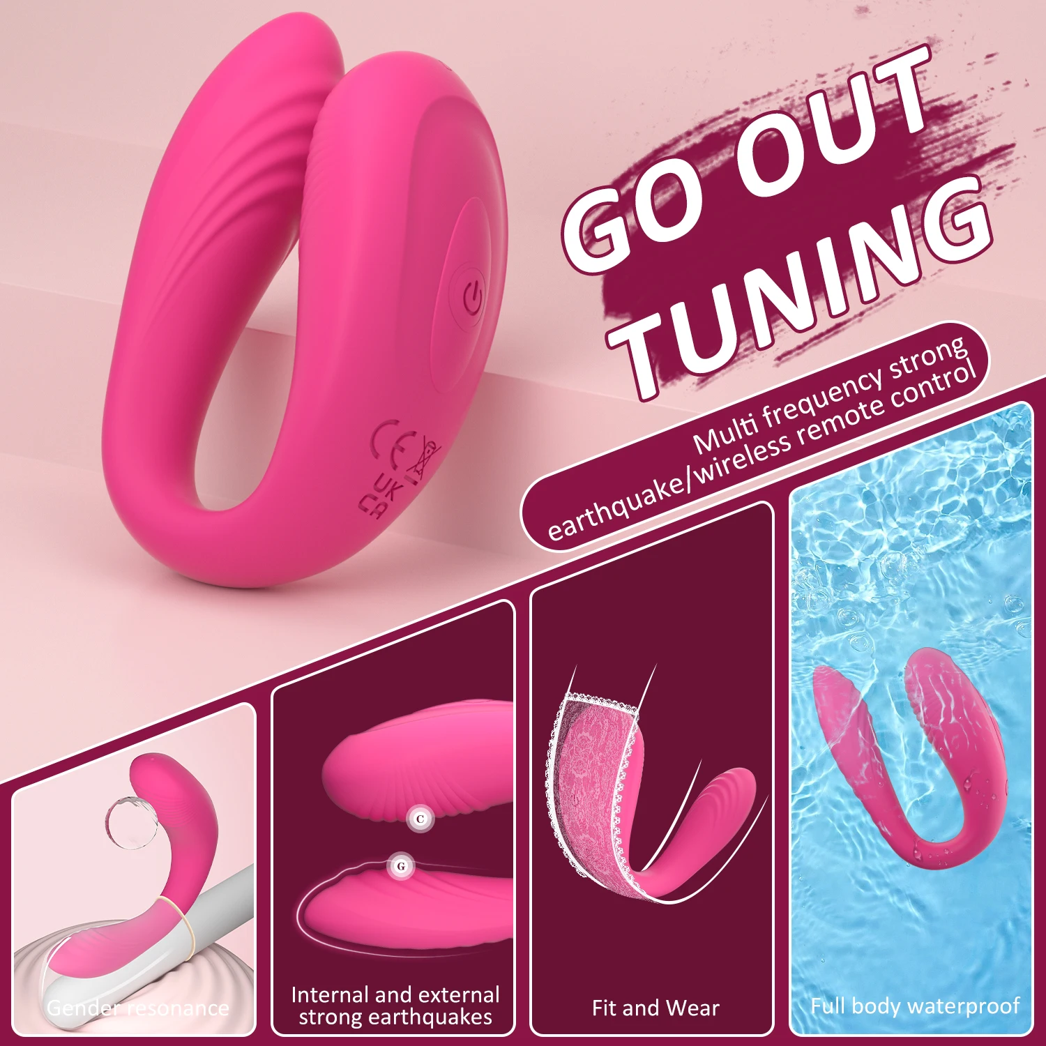 Remote Control Vibrator for Couples Powerful Female G Spot Clitoris Stimulator Dildo Vibrators Women Panties Adult Sex Toys 18+