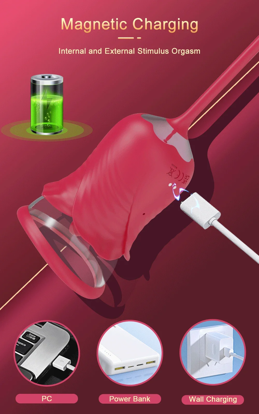 Rose Sex Toy for Women Sucking Vibrator G Spot Clitoris Stimulator Thrusting Vagina Nipple Sucker Vibrating Goods for Adults Rose Sex Toy for Women Sucking Vibrator G Spot Clitoris Stimulator Thrusting Vagina Nipple Sucker Vibrating Goods for Adults