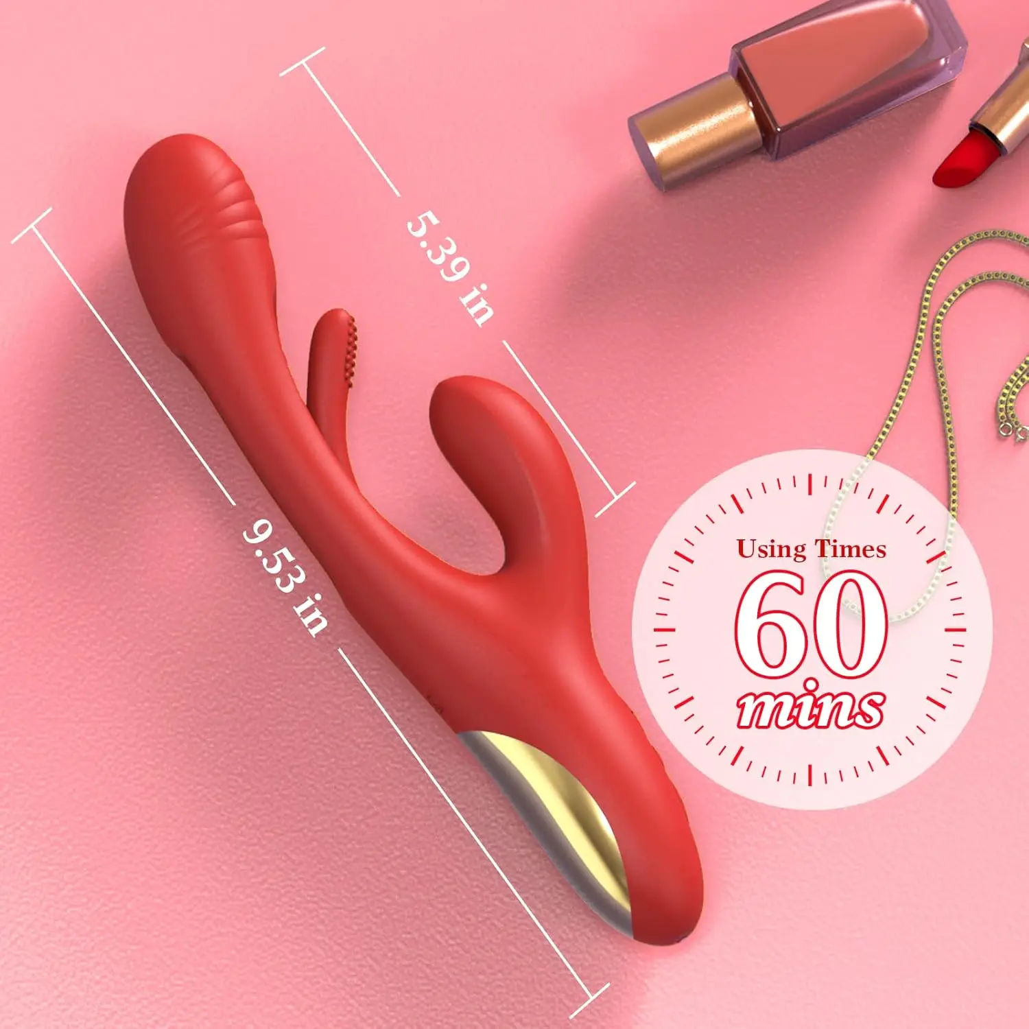 3 in 1 Female Masturbation G Spot Vibrator Stick Dildo 21modes Rabbit Massger USB Rechargeable Tapping Vibrator Adult Sex Toy