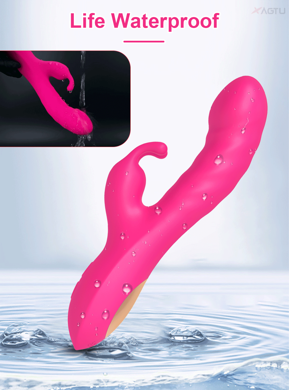 3 In 1 Dildo Rabbit Vibrator for Women G-Spot Orgasm Masturbator Anal Plug Clitoris Stimulator Female Masturbation Sex Toys 18+