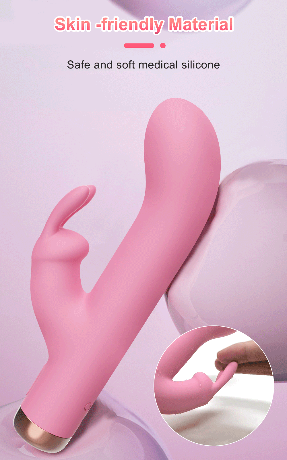 3 In 1 Dildo Rabbit Vibrator for Women G-Spot Orgasm Masturbator Anal Plug Clitoris Stimulator Female Masturbation Sex Toys 18+