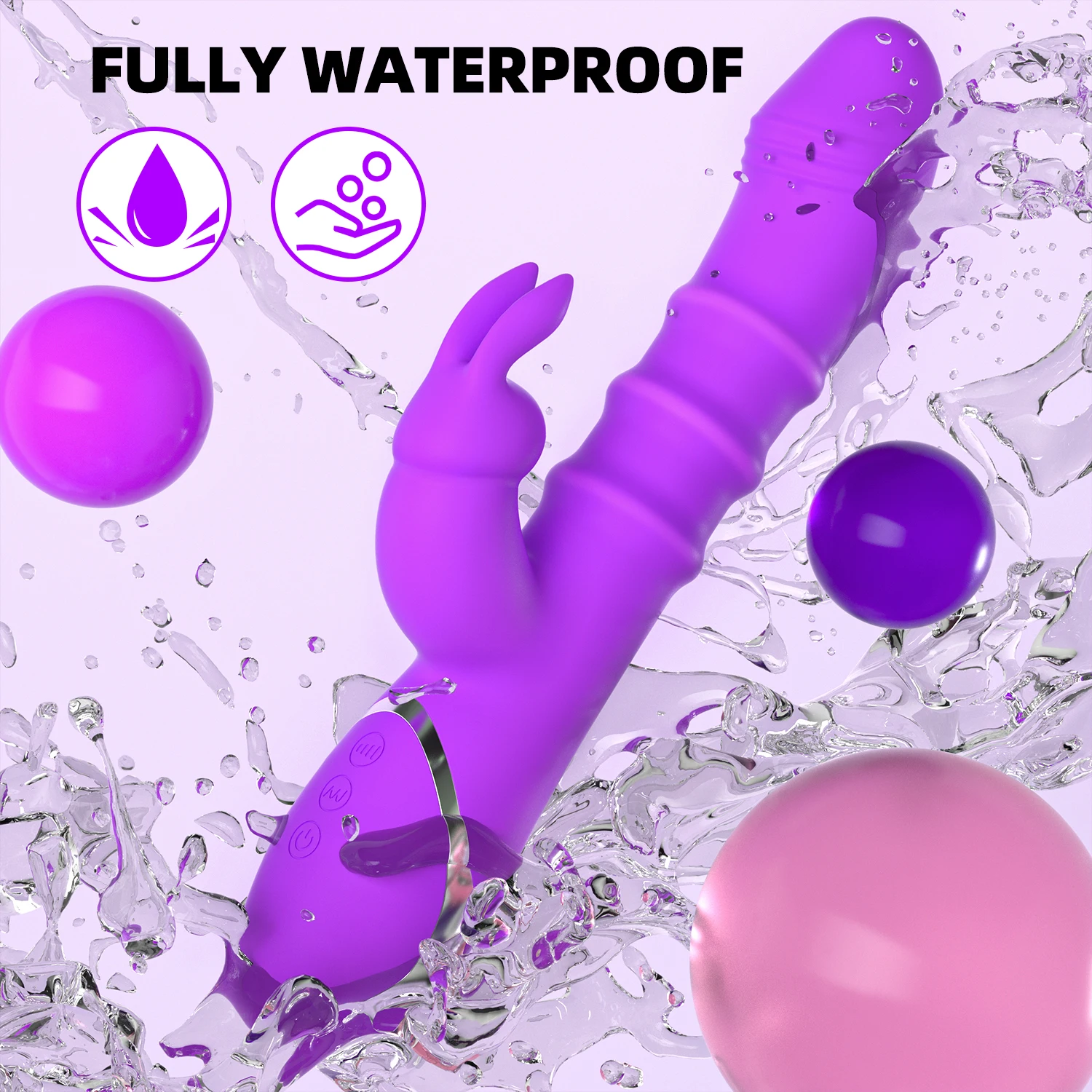 3 In 1 Dildo Rabbit Vibrator for Women G-Spot Orgasm Masturbator Anal Plug Clitoris Stimulator Female Masturbation Sex Toys 18+