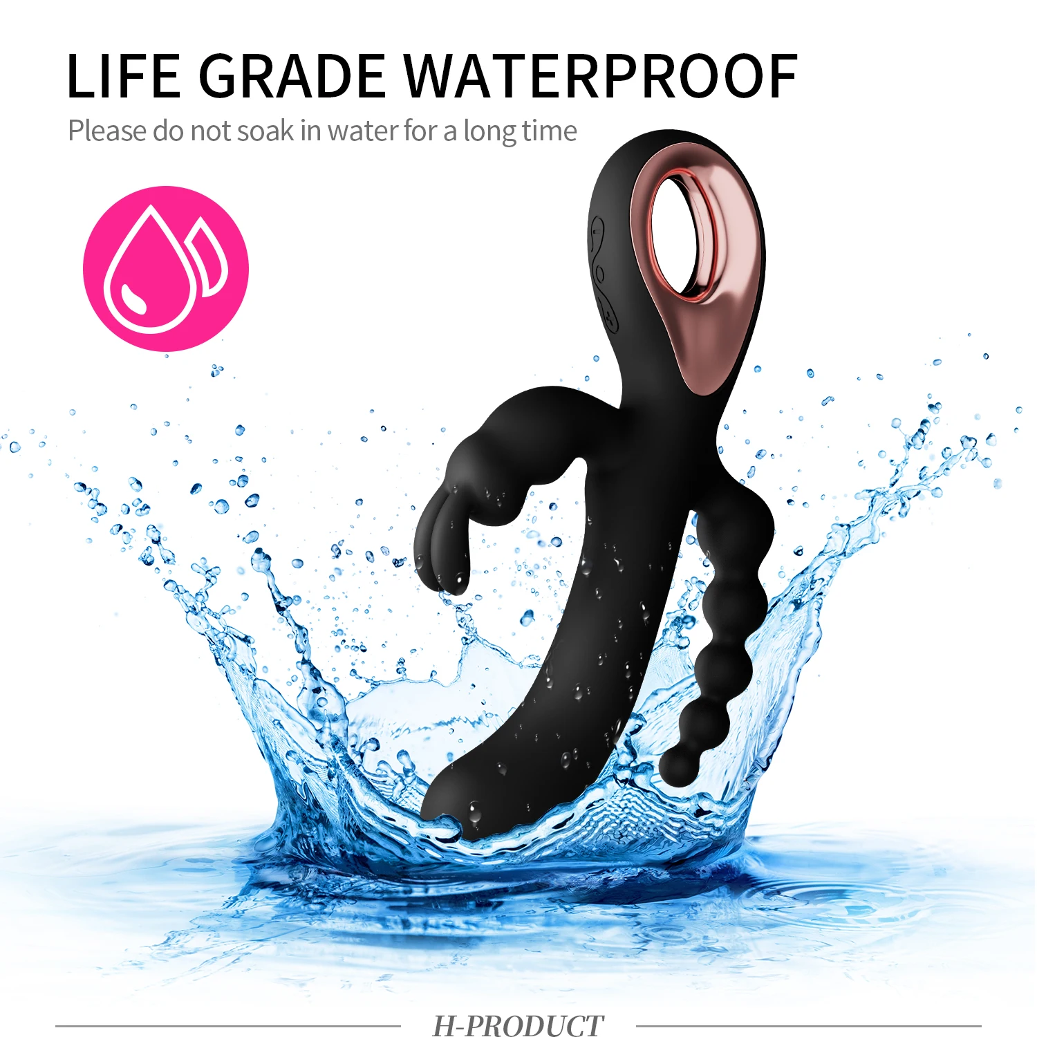 3 In 1 Thrusting Rabbit Vibrator for Women G-Spot Vibrator Anal Clitoris Stimulator Anal Plug Orgasm Masturbator Adult Sex Toys