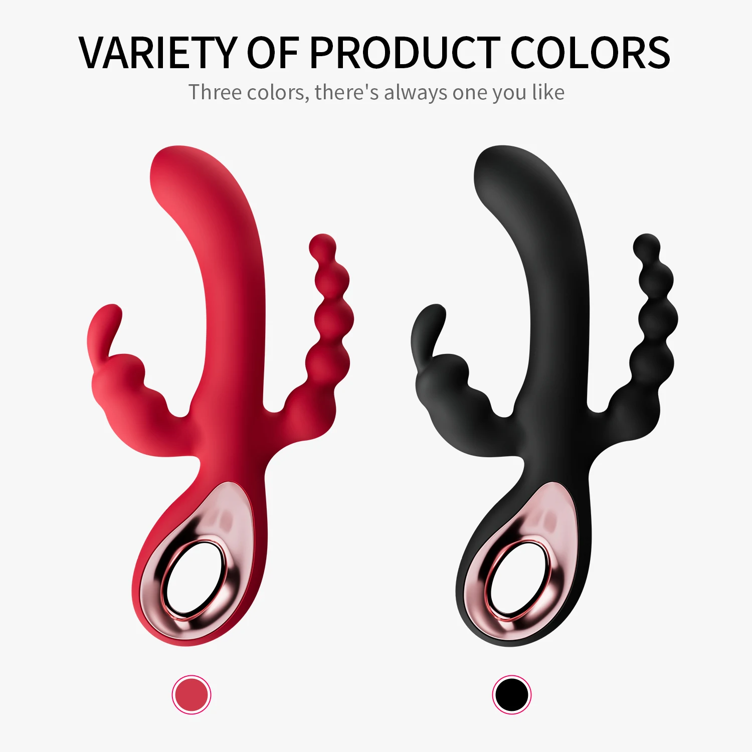 3 In 1 Thrusting Rabbit Vibrator for Women G-Spot Vibrator Anal Clitoris Stimulator Anal Plug Orgasm Masturbator Adult Sex Toys