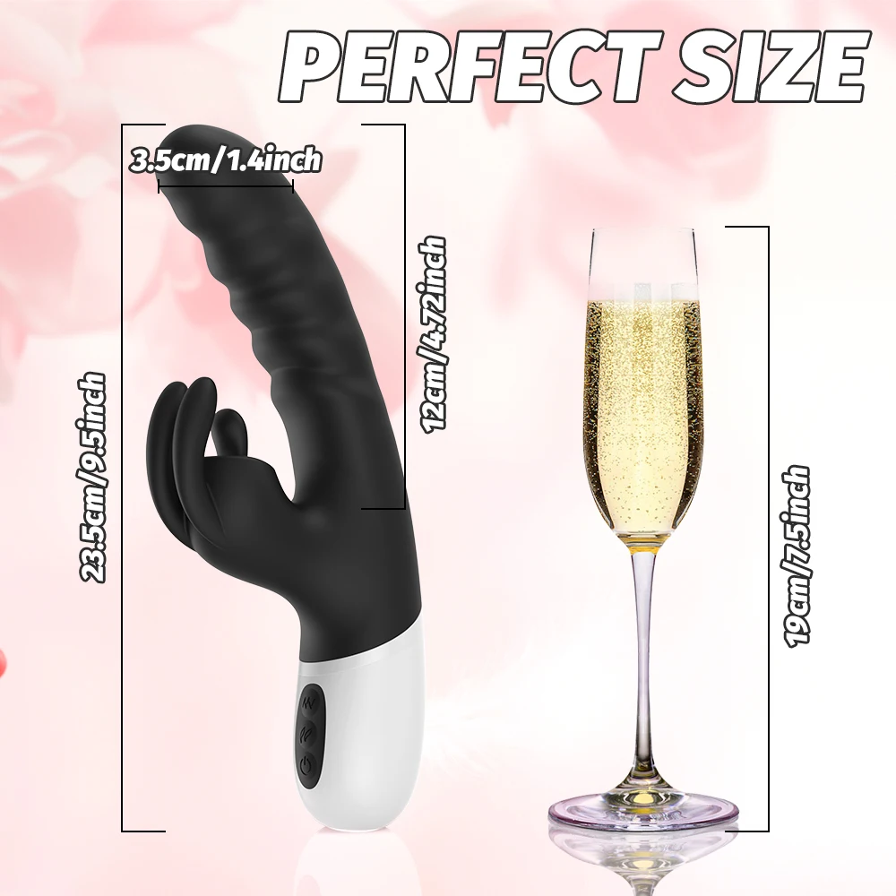 Vagina Clit Rabbit Vibrator for Women G-Spot Vibrator Clitoris Stimulator Female Masturbation Adult Goods Sex Toy for Women