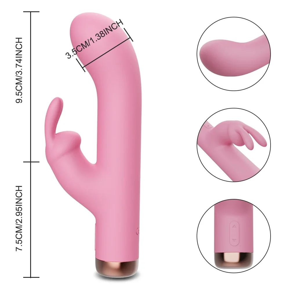 Vagina Clit Rabbit Vibrator for Women G-Spot Vibrator Clitoris Stimulator Female Masturbation Adult Goods Sex Toy for Women