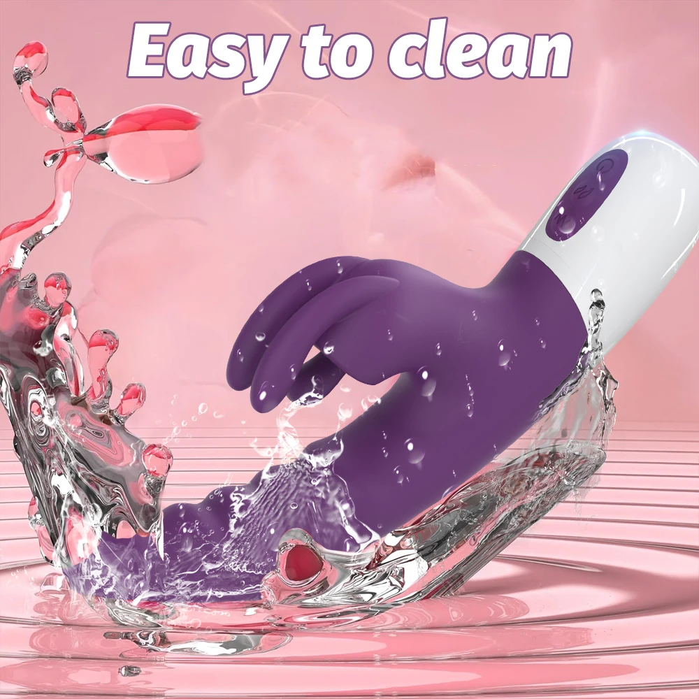 Vagina Clit Rabbit Vibrator for Women G-Spot Vibrator Clitoris Stimulator Female Masturbation Adult Goods Sex Toy for Women