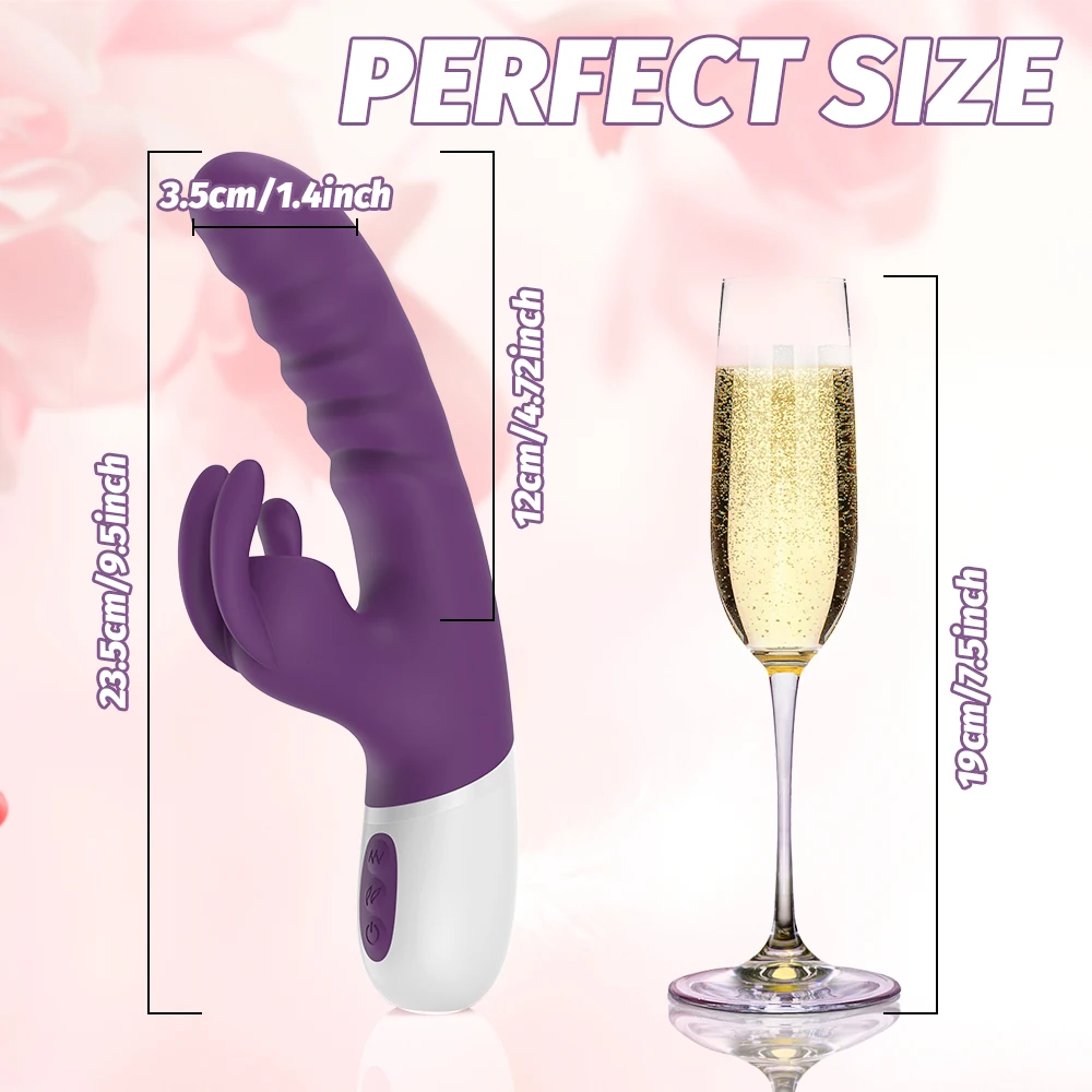 Vagina Clit Rabbit Vibrator for Women G-Spot Vibrator Clitoris Stimulator Female Masturbation Adult Goods Sex Toy for Women