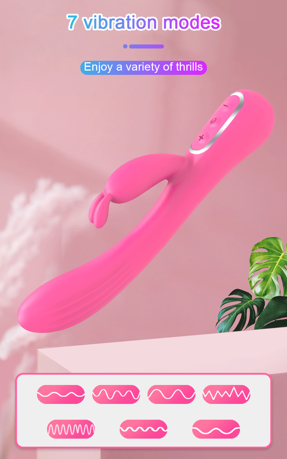 Sex Toys Vagina Vibrator Clitoris Stimulator Vibration Masturbation Tools Women Rabbit Style Dildo Vibrator Adult Product