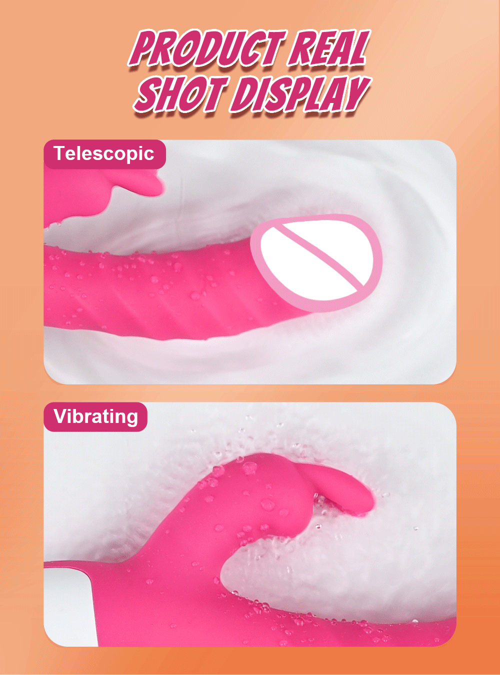 Sex Toys Vagina Vibrator Clitoris Stimulator Vibration Masturbation Tools Women Rabbit Style Dildo Vibrator Adult Product