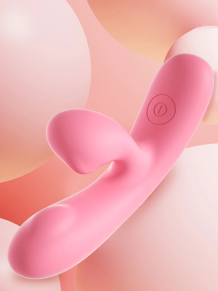 Rabbit Vibrator, Female G-spot Clitoral Stimulator, Vaginal Nipple Masturbation, False Penis, Silent Adult Sex Toy for Women