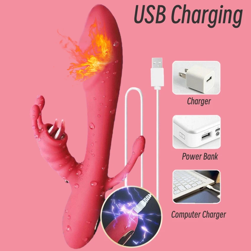 Rabbit Vibrator for Women G Spot Clitoris Stimulator 10 Speeds Female Vagina Masturbator Dual Motors Dildo Sex Toys for Adult