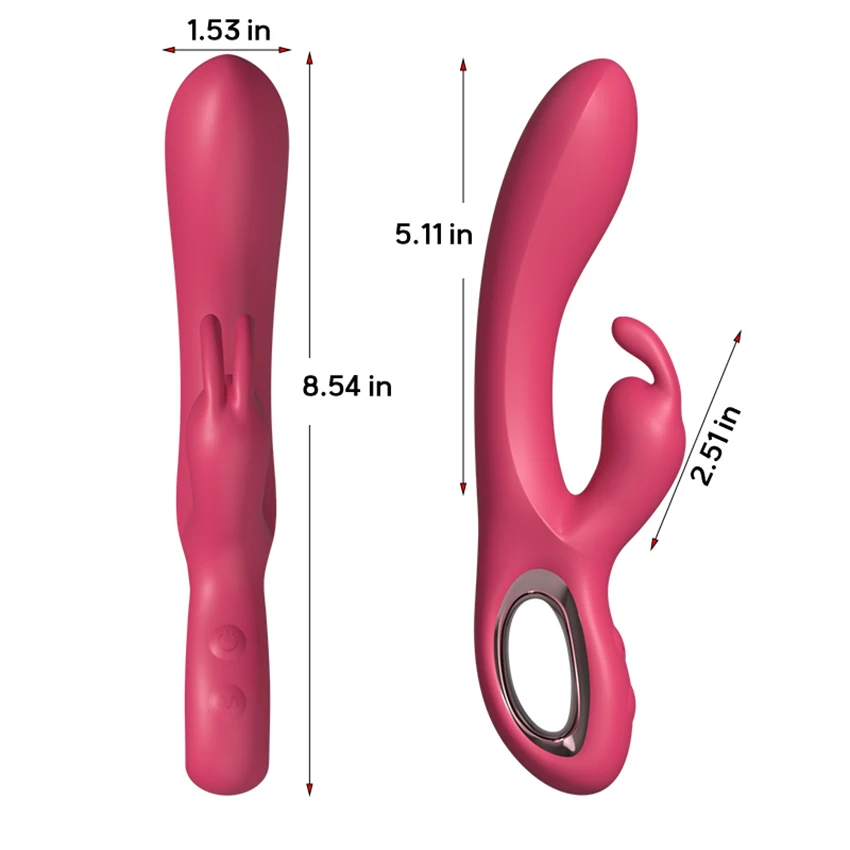 Rabbit Vibrator for Women G Spot Clitoris Stimulator 10 Speeds Female Vagina Masturbator Dual Motors Dildo Sex Toys for Adult