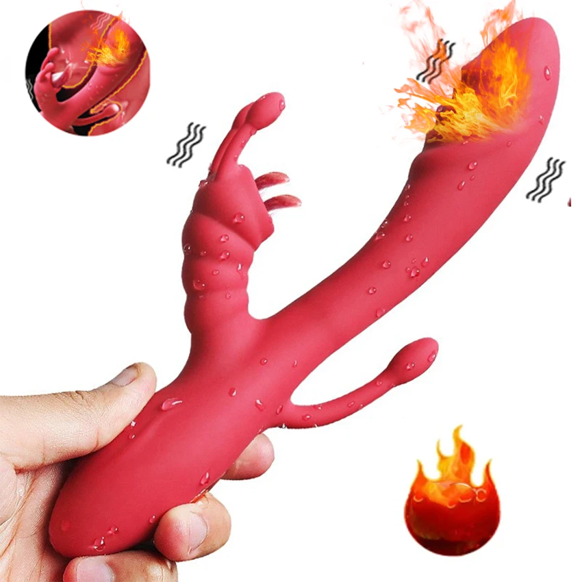 Rabbit Vibrator for Women G Spot Clitoris Stimulator 10 Speeds Female Vagina Masturbator Dual Motors Dildo Sex Toys for Adult