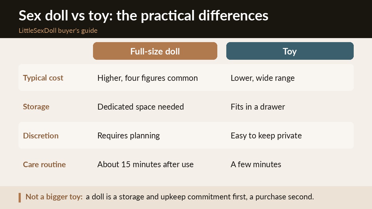 Sex Doll vs Sex Toy: Which One Actually Fits What You're Looking For