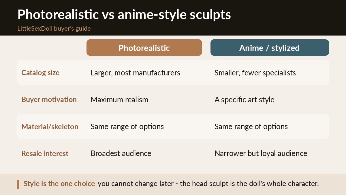 Anime-Style vs Realistic Sex Dolls: Choosing Your Aesthetic