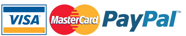 Visa, Mastercard, PayPal accepted